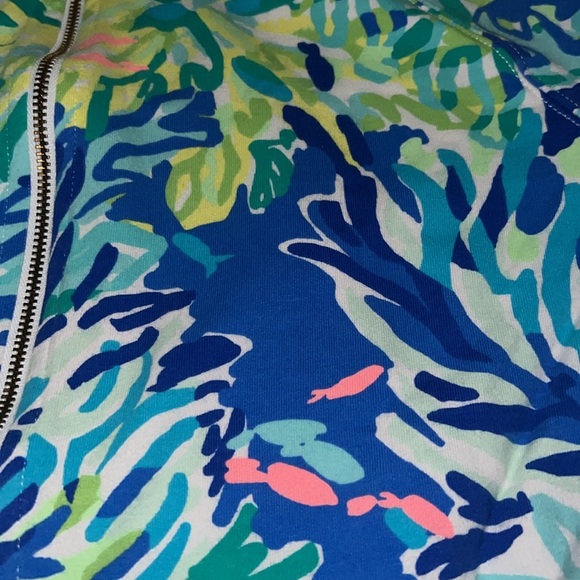 Lilly Pulitzer Skipper Popover in Wade and Sea Print size Medium EUC RARE - Picture 4 of 8